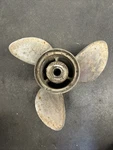 0389923 Evinrude Johnson Omc 14 1/4 X 21 Stainless Propeller Good. Fixed Price $74.99.
