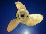 Propeller 0382764 Aluminum 13 1/4 X 17 Johnson Evinrude 55HP. Fixed Price $37.00.