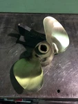 Propeller , 12" X 17 Evenrude/bronze Pin Drive 2/BLADE R/h Part # AJC488. Fixed Price $125.00.