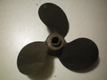 Michigan #AMC382 10 3/8 Dia. X 12 1/2 P. Blade Bronze Prop , Free Freight. Fixed Price $49.95.