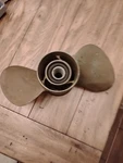 Mercury Quicksilver Boat Dual Fin Propeller 48-30389A1-17 Bronze. Fixed Price $55.00.