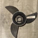 Quicksilver 13P Cleaver Style 48 89804 A5 23P Rh Stainless Steel Propeller. Fixed Price $200.00.