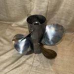 Pair Of 26 Pitch Mercury Marine Bravo 3 Stainless Duo Propellers, P9017 P9018. Fixed Price $850.00.