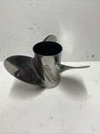 Quicksilver Laser Left Hand Propeller Stainless Steel 13 3/4X23P 48-16547. Fixed Price $249.99.
