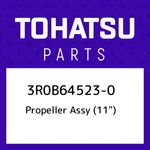 3R0B64523-0 Tohatsu Propeller Assy (11") 3R0B645230, New Genuine Oem Part. Fixed Price $263.89.