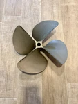 Acme X 15.75 2279 4 Blade Inboard Propeller Left Hand Nibral 1/8" Bore. Fixed Price $400.00.