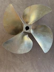 Acme 1579 13.5 X 14.25 .105 Cup With 1-1/8" Bore Lh Boat Blade Propeller. Fixed Price $450.00.
