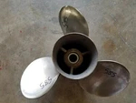 13 1/2" X 23P Quicksilver Ss Prop, 48-75724-23, Mercury Yamaha Hond Suz, P585. Fixed Price $211.00.