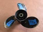 Aluminum 10 3/8" 13P Mercury Black Max Prop, 48-19640A40P13, Spline, P11378. Fixed Price $15.00.