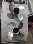 Mercury Revolution 4 20.5 Pitch Rh Lh Propeller Set. Fixed Price $900.00.