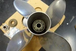 Mercury Quicksilver Trophy 24 Pitch 48-825940A48 Stainless Steel Demo Nos. Fixed Price $550.00.