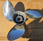 Suzuki Marine X 16 23L Lh, Stainless Steel Watergrip Hub Propeller, Oem. Fixed Price $299.00.
