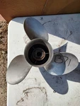 Stiletto For Mercury/yamaha Stainless Steel Propeller 14 X 21 Pitch Rh B71. Fixed Price $125.00.