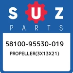 58100-95530-019 Suzuki PROPELLER(3X13X21) 5810095530019, New Genuine Oem Part. Fixed Price $335.78.