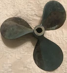 Vintage Federal Equi-poise 12X16 Chris-craft Right Hand 3 Blade Propeller. Fixed Price $52.00.