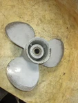 Mercury Outboard Aluminum Propeller (48-77338A33) 14 X 11 15 Spline. Fixed Price $50.00.