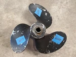Aluminum 10" X 12P Michigan Wheel Propeller, 012045, Omc Evinrude Pin Hub, P6108. Fixed Price $45.00.