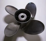 Powertech Propellers 4-BLADE, 14" Dia, 18 15 Sp, R/h, Ss Evinrude. Fixed Price $156.55.