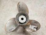 13 3/4" X 15P Michigan Wheel Prop, SSM-615-2-C, Mercury Yamaha Honda, P6826. Fixed Price $111.00.