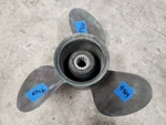 Bronze 12 3/4" X 21P Mercury Propeller, 48-32744-21, 4.25" 15 Spline, P9469. Fixed Price $105.00.