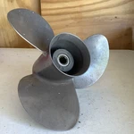 Solas Stainless Steel Propeller D13 1/2 X 15RN Mercury Right Hand Spline. Fixed Price $135.00.