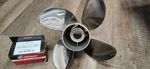 Genuine Mercury Trophy Plus Propeller 13.75"X17" 48 825930 8M0151389. Fixed Price $625.00.