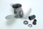 19838A46 Mercury Mirage Plus 15-3/4 X Stainless Propeller 90-300 Hp Mo Wty. Fixed Price $310.00.