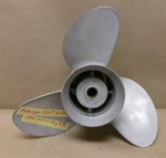 Used Oem Michigan / Johnson Evinrude 15 X 17 Stainless Outboard Prop # 013043. Fixed Price $89.00.