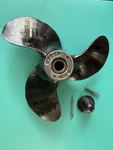Omc Johnson Evinrude 8.25 X 9P Propeller 0391534 Cone Nut Pins Used. Fixed Price $59.95.