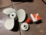 Nos Vintage Johnson Oj Chrysler 300 Outboard Boat Propeller Set 15X15 C1515RC. Fixed Price $29.99.