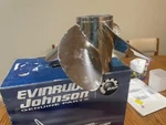 Evinrude Johnson X 14 1/2 17 Ltr , Cyclone Propeller P/n 0763939. Fixed Price $200.00.