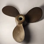 Antique Michigan Brass Boat Propeller AMC332 Salvage Three Blades 8". Fixed Price $52.48.
