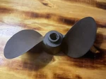 Vintage Bronze Fin Propeller Michigan 12" Ajc 461 Antique Key Ways 8 #. Fixed Price $150.00.