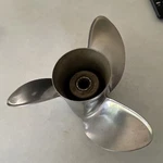 Stainless Steel Boat Propeller Blade 13X19 -013033 Very Good Condition Oem. Fixed Price $120.00.