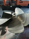 Michigan Wheel Federal HX500 Nibral 41 38 Blade Inboard Propeller Usa. Fixed Price $7500.00.