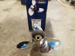 New 13 3/8" X 15P Michigan Wheel Avenger Ss Prop, 033163, Mercury Yamaha, # 3331. Fixed Price $334.00.