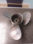 Yamaha 14 7/8 21M Stainless Prop. Fixed Price $150.00.