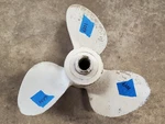 Aluminum Pitch Unknown Michigan Wheel Prop, Evinrude Johnson Pin, 107, P6101. Fixed Price $17.00.
