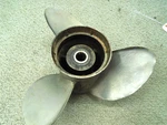 Omc Stainless Propeller 389924 Right Hand Rot Johnson Evinrude 14 1/2 Dia X 19P. Fixed Price $90.00.