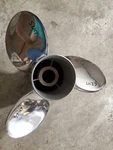 Counter 15" 21P Evinrude Johnson Rebel Stainless Propeller, 763995, Tbx, P5247. Fixed Price $356.00.