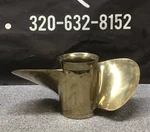 Vintage Mercury Blade Brass Propeller 48-49630-21 Freshwater. Fixed Price $125.00.
