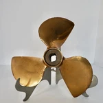Antique Bronze Boat Propeller 10.25 3-BLADE Marine Marked Columbian L6KB. Fixed Price $199.00.