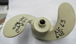 Good Michigan Scott-elgin-sears-aero Outboard Propeller X 8 2 Blade Ajc 63. Fixed Price $39.99.