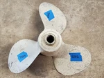 Aluminum 13" X Pitch Unknown Omc Evinrude Johnson Prop, 310-950, Pin Hub, P6102. Fixed Price $34.00.