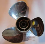 Stainless Steel Boat Propeller Various Sizes, Barely Used. Fixed Price $210.00.