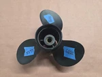 Aluminum 9.9" X 10P Quicksilver Black Diamond Prop, QA3808R, Spline, P6655. Fixed Price $92.00.