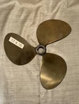 Brass 17X15P Dyna Jet 3/8 Boremichigan Wheel Left Hand Propeller DJ355. Fixed Price $500.00.