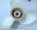 Omc 391801 Aluminum Prop 15 Spline 14-1/2 X 19 Oem Used Factory Boat Parts. Fixed Price $89.96.