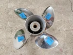 New 4 Blade 13" X 19P Evinrude Johnson Brp Rogue Ss Propeller, 763967, P5756. Fixed Price $423.00.