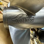 New Mercury Bravo Three Rh 3B 22P 48-823664 Bass Boat Prop. Fixed Price $525.00.
